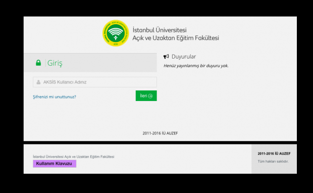 AUZEF sonuçları 2019 AKSİS girişi ile sınav sonuç sorgulama - Resim: 0