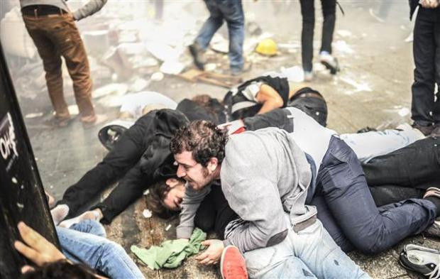 Taksim'de son durum! Dünya Gezi'yi böyle gördü - Resim: 4