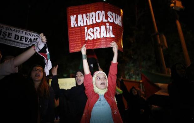 Ankara'da İsrail elçisinin konutu önünde eylem - Resim: 3