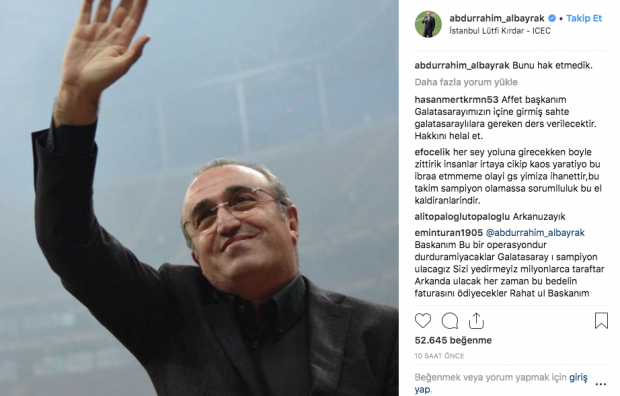 Abdurrahim Albayrak'tan ibra tepkisi - Resim: 0