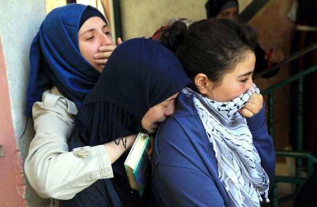 Filistinli Muhammed'in cenaze töreninde gözyaşları sel oldu - Resim: 3