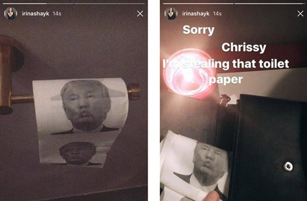 Dünyaca ünlü modelden Donald Trump'a gönderme! - Resim: 2