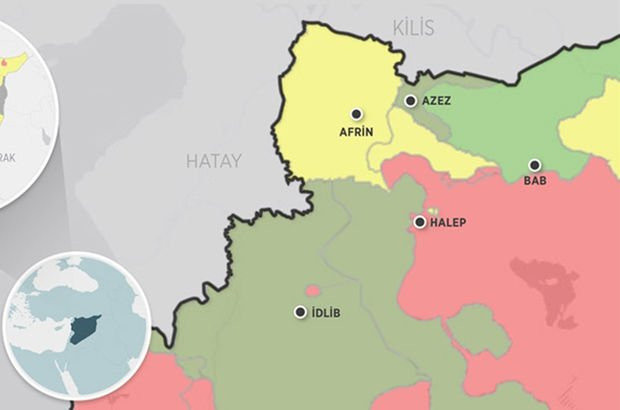 Suriye'de sıcak gelişme! Terör örgütü YPG/PKK yine Azez’e saldırdı - Resim: 0