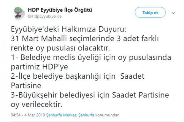 HDP'den sosyal medyada olay Saadet Partisi mesajı! ittifak böyle deşifre oldu - Resim: 0