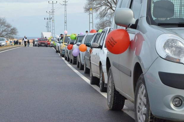 Sinop'ta bin araçlık eylem konvoyu - Resim: 1
