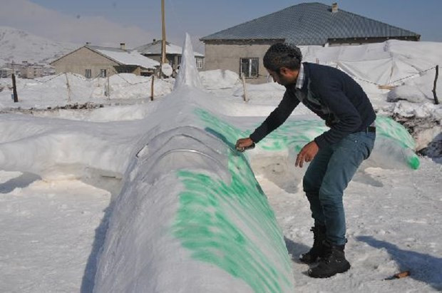 Kardan yaptığına bakın inanılmaz yaratcılık - Resim: 2