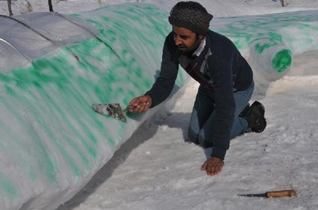 Kardan yaptığına bakın inanılmaz yaratcılık - Resim: 4
