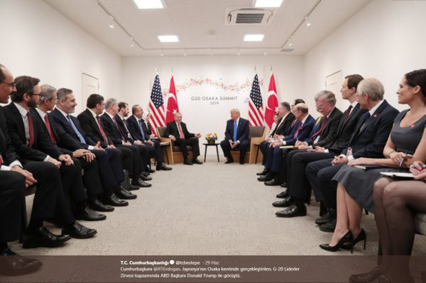 Erdoğan ve Trump görüşmesinde ilginç detay bu karede ortaya çıktı! - Resim: 0