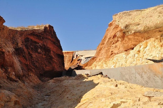 Suruç'ta sulama tüneli çöktü - Resim: 1