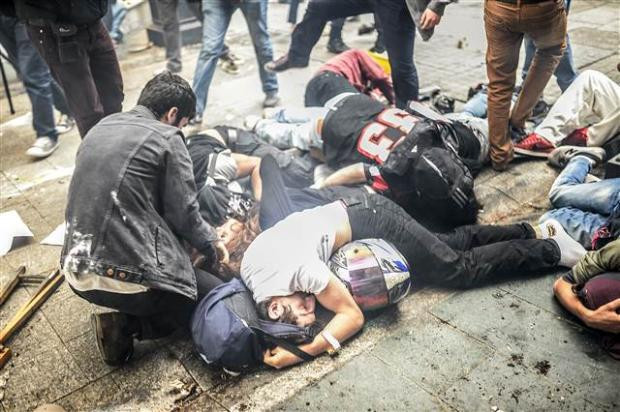 Taksim'de son durum! Dünya Gezi'yi böyle gördü - Resim: 2