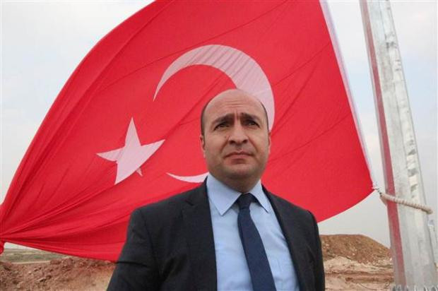 Kobani sınırında dev Türk bayrağı - Resim: 4