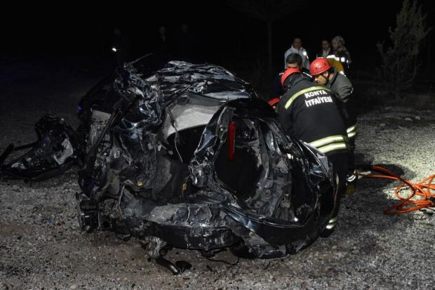 Konya'daki kazada yürek burkan detay - Resim: 0