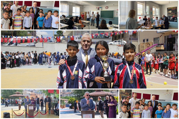 Hayırsever işadamı Bakırcı’dan yaptırdığı okullara ziyaret - Resim: 0