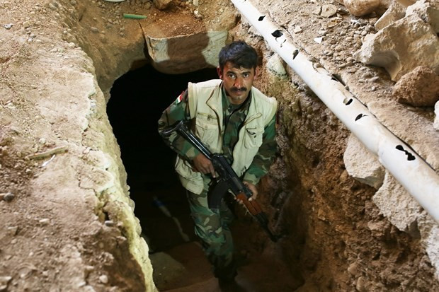 DAEŞ'in gizli tünelleri Başika'da ortaya çıktı - Resim: 1