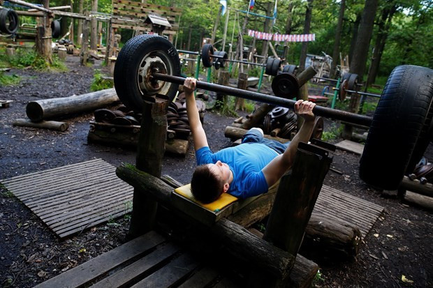 Bu spor salonu tamamen el yapımı - Resim: 2
