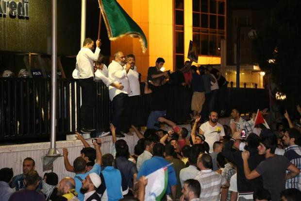 Levent'te İsrail Konsolosluğu önünde eylem - Resim: 4