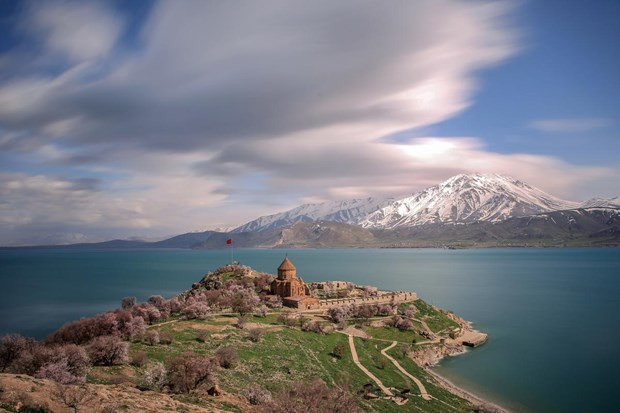 Akdamar Adası'nda çiçekler açtı - Resim: 1