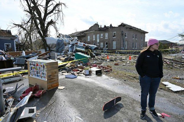 ABD'de dehşet veren hortum felaketi: En az 25 ölü var feci görüntülere bakın - Resim: 3