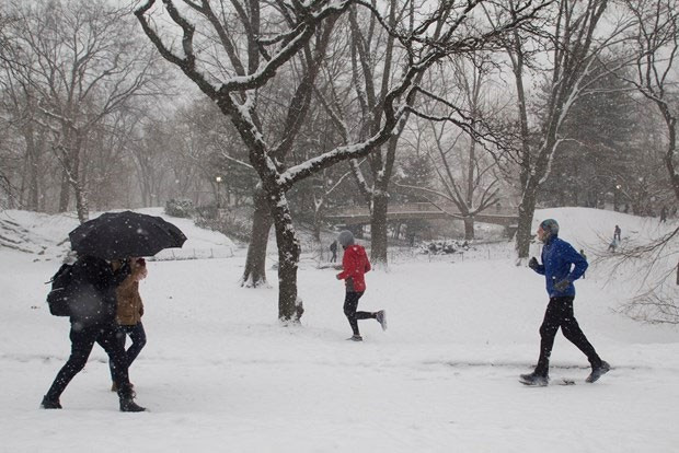 O ülkede kar yağışına teslim oldu - Resim: 1