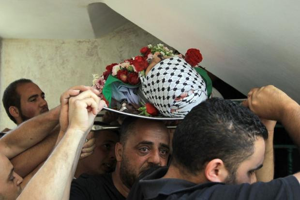 Filistinli Muhammed'in cenaze töreninde gözyaşları sel oldu - Resim: 1