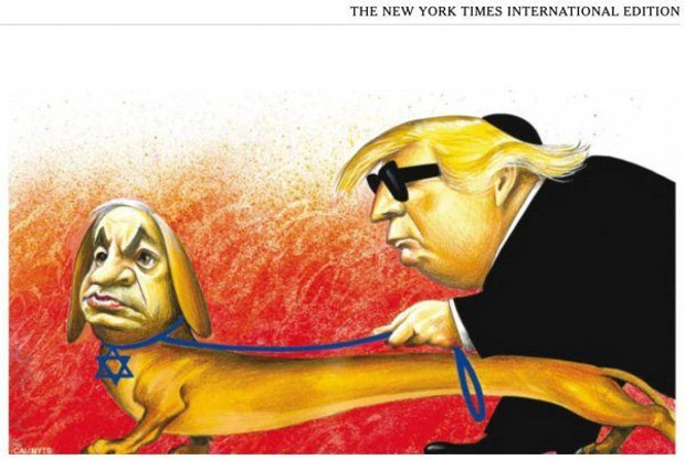 ABD'den Netanyahu'yu çıldırtan karikatür! - Resim: 0
