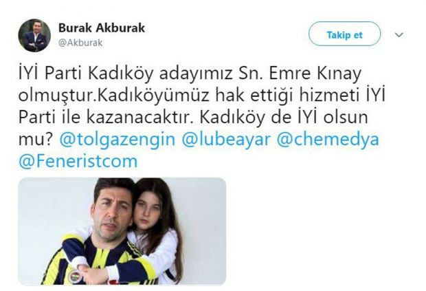 Oyuncu Emre Kınay, İyi Parti'nin Kadıköy belediye başkan adayı oldu - Resim: 0