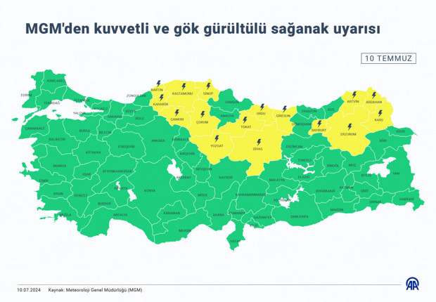 AKOM'dan İstanbul'un doğu ilçeleri için sağanak uyarısı - Resim: 0