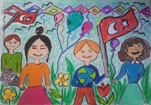 23 Nisan mesajları resimli 23 Nisan tebrik sözleri 2019 - Resim: 0