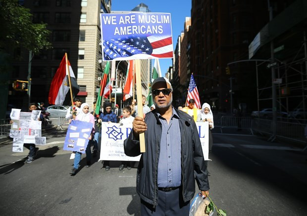 New York'ta Kabe maketi binlerce Müslüman yürüdü - Resim: 1