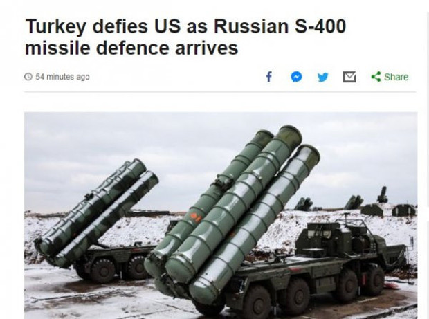 Batı medyası S-400'leri böyle gördü! Türkiye ABD’ye meydan okuyor - Resim: 1
