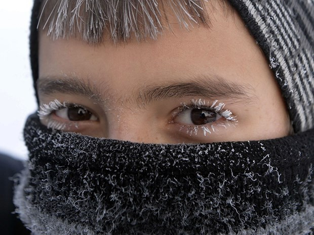 Erkenden yola çıkıyorlar kirpikleri bile dondu - Resim: 2