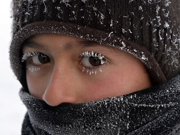 Erkenden yola çıkıyorlar kirpikleri bile dondu - Resim: 4