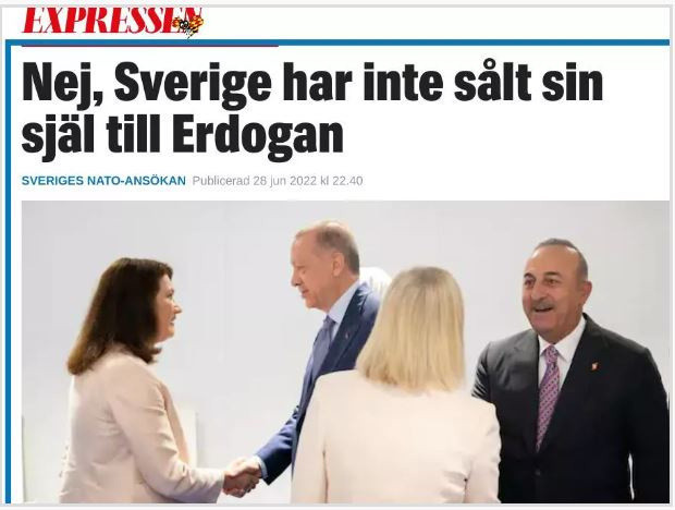 İsveç basını hükümete ateş püskürdü: Erdoğan'ın önünde diz çökmemiz hoş değil - Resim: 1