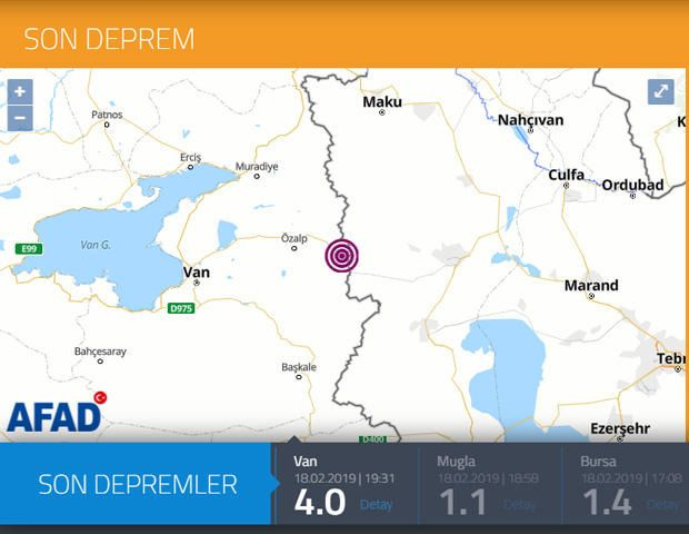 Van'da korkutan deprem! Kaç şiddetindeydi? - Resim: 0