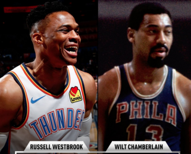 Westbrook 51 yıldır yapılamayanı yaparak NBA tarihine geçti - Resim: 0