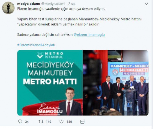 İmamoğlu yapılmış bir projeyi daha vadetti! - Resim: 2