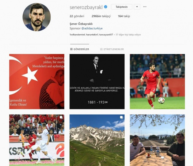 Şener Özbayraklı profilinden F.Bahçe'yi sildi - Resim: 0