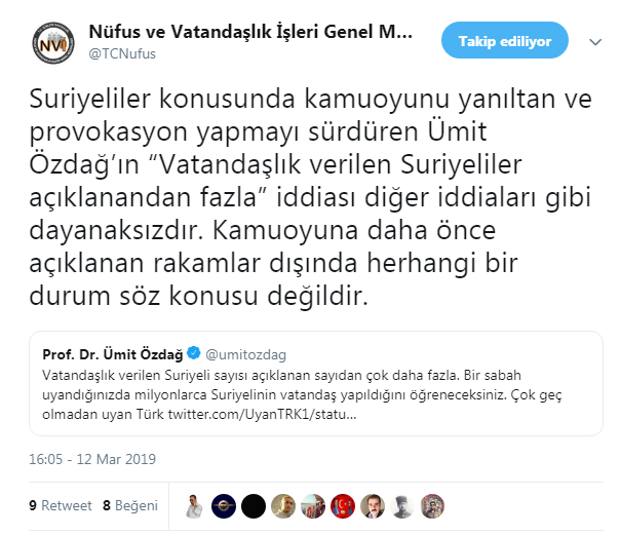 İYİ Partili Ümit Özdağ'ın Suriyeliler iddiası yalanlandı - Resim: 0