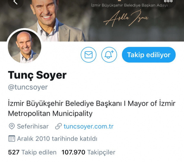 Tunç Soyer, sosyal medyadaki unvanını güncelledi - Resim: 0