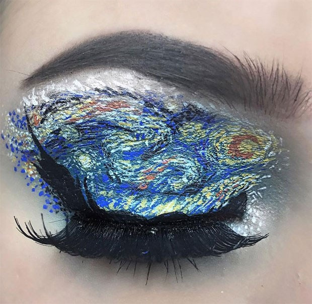 Ünlü resimler göz kapaklarında inanılmaz eserler! - Resim: 4