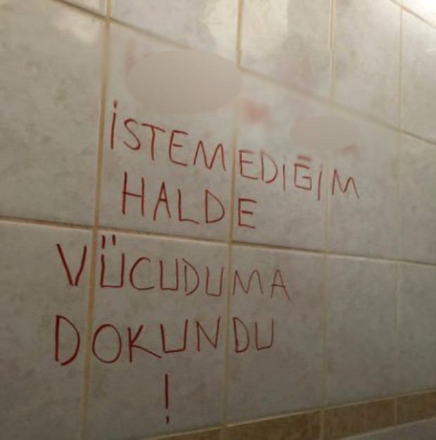 Tuvaletin duvarına yazılan taciz yazısı üniversiteyi karıştırdı! - Resim: 0