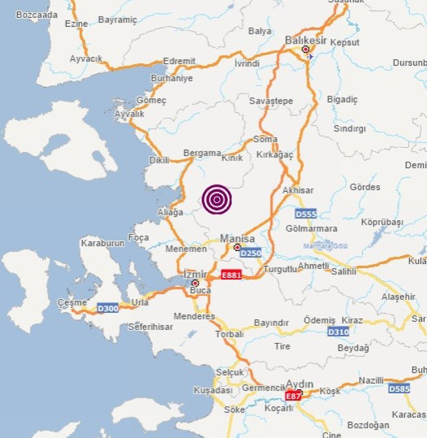 Manisa'da 4,1 büyüklüğünde deprem - Resim: 0