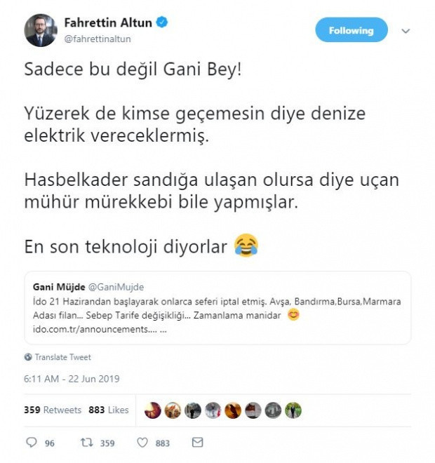 Fahrettin Altun'dan Gani Müjde'ye efsane cevap! - Resim: 0