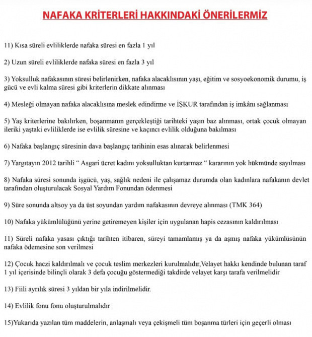 Süresiz nafaka mağdurlarından 'nafakaya süre' önerisi - Resim: 0