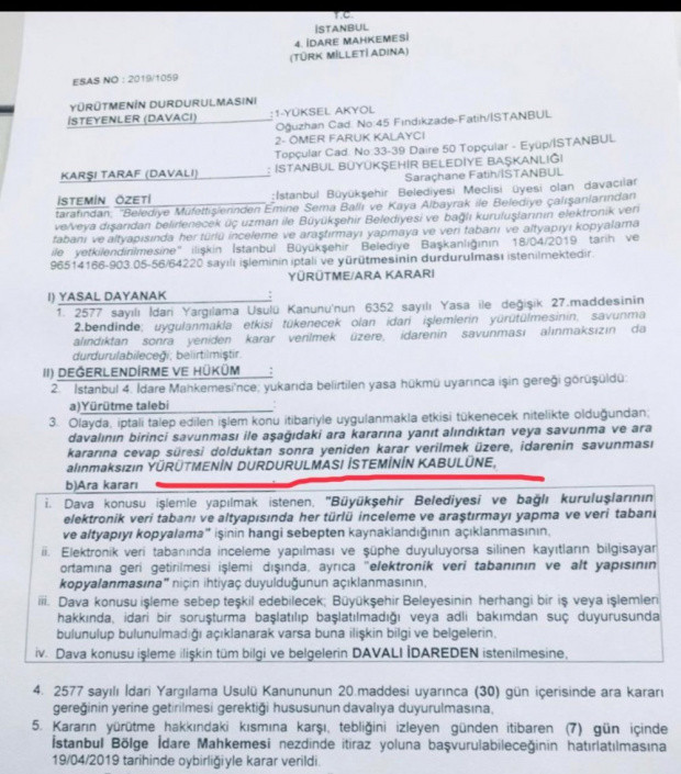 İBB'deki veri kopyalamayla ilgili önemli gelişme! Mahkeme karar verdi - Resim: 0
