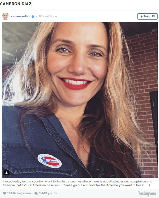 ABD seçimleri ünlüler oy kullanmaya böyle gitti - Resim: 4