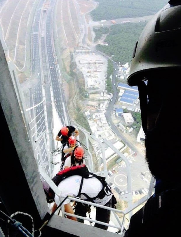 3. Köprü'de yürekleri ağza getiren anlar - Resim: 4