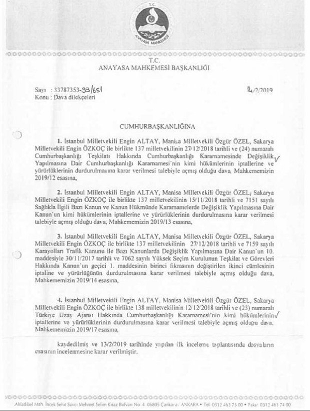 Bakan Varank açıkladı: CHP, Anayasa Mahkemesine başvurdu! - Resim: 2