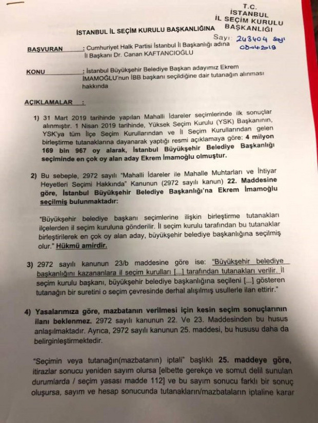 CHP'den kritik hamle! YSK'ya "Mazbata" başvurusu yaptı - Resim: 0