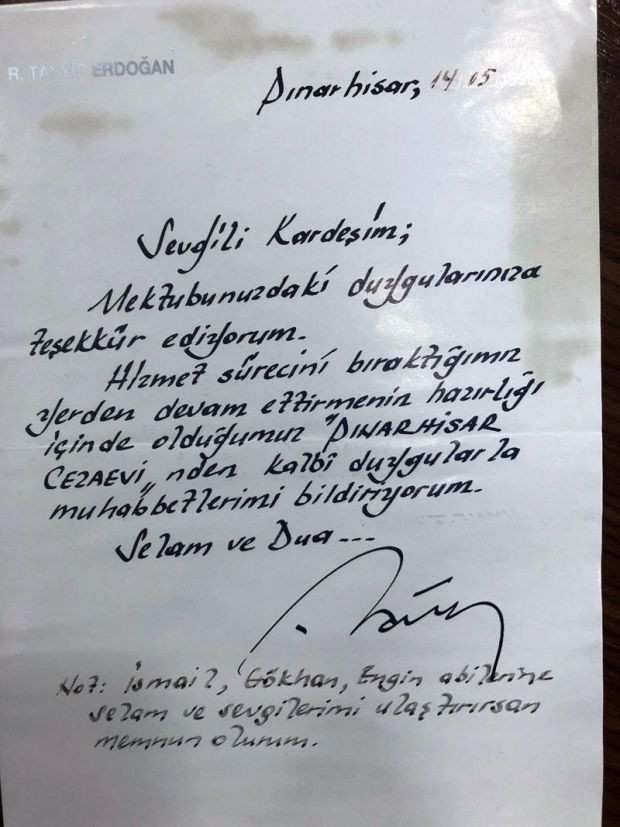 Cumhurbaşkanı Erdoğan mektup arkadaşı ile görüştü - Resim: 1